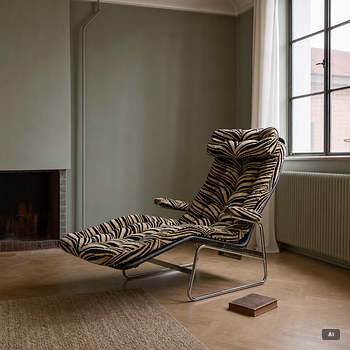 Sam Larsson, a 'Fenix' lounge chair, Dux, Sweden, 1970's/80's.