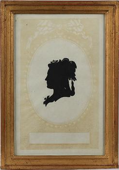 SILUETTER, 2 st, 1800-tal.