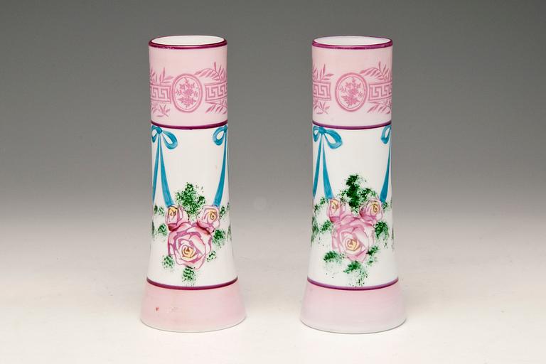 VASES, A PAIR.