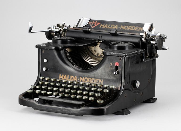 SKRIVMASKIN, Halda-Norden, 1930.