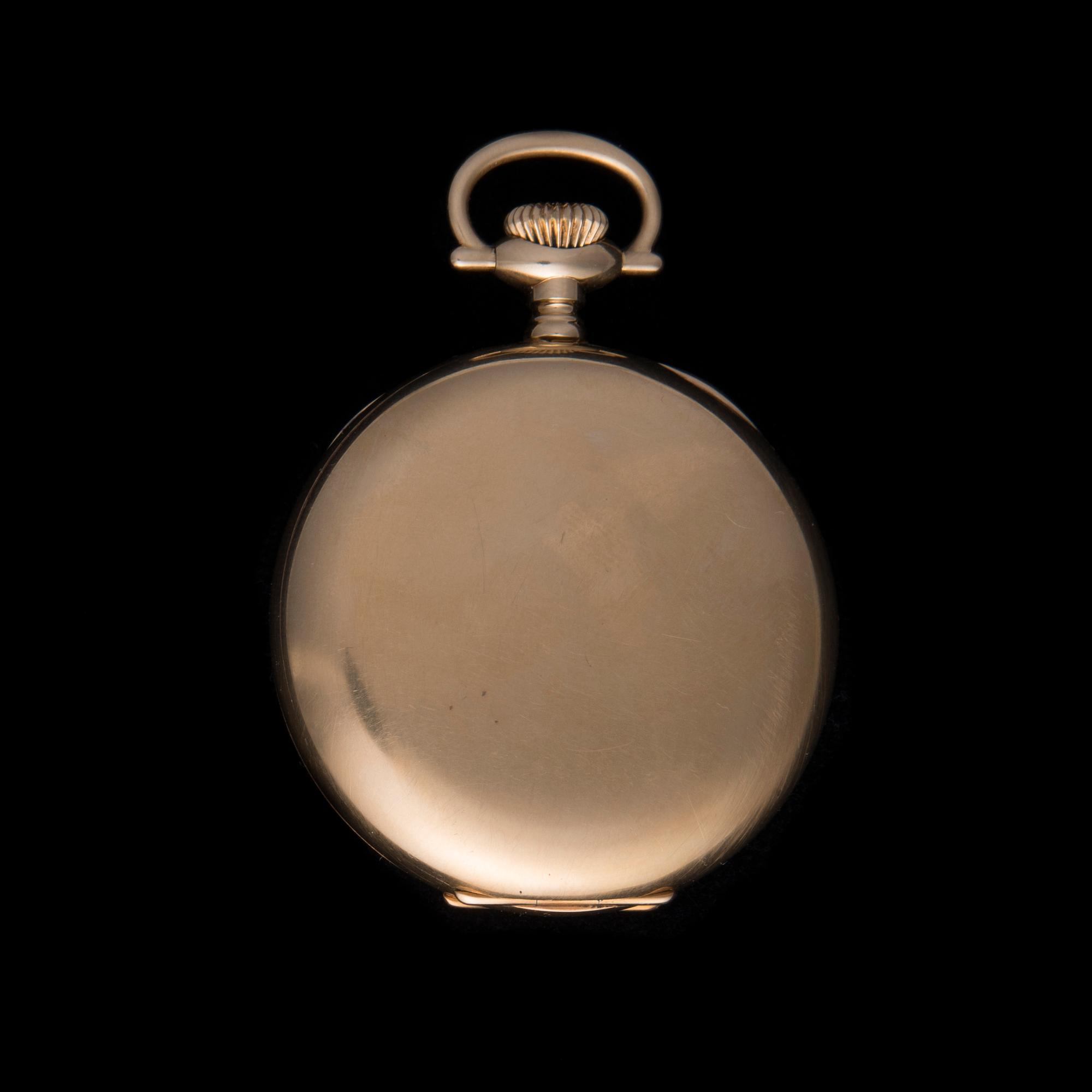 FICKUR, E. Howard, 18K guld, Keystone, 1900-talets början, 0-Series. Vikt tot. 94,4 g.