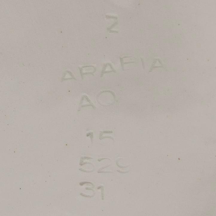TVÄTTSET, 4 delar, fajans, Arabia, 1900-talets första hälft.