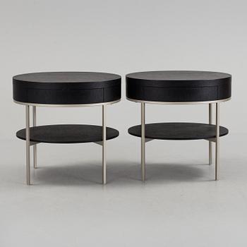 ANTONIO, CITTERIO, tables , a pair, "Apta", B&B Italia, Maxalto. Signed with label.