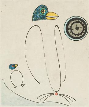 Max Ernst, Utan titel, ur "Oiseaux en Péril".