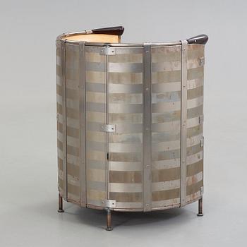 Mats Theselius, an 'Älgskinnsfåtöljen' easy chair by Källemo, Sweden, post 1991.