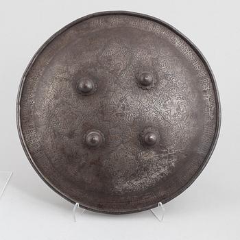 Shield, dahl, Indo-Persian, late 19th century.