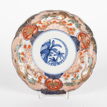 A group of Japanese imari porcelain, Meiji period and 20th Century.