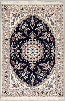 MATTA, old, Nain, part silk, signerad, ca 147 X 98 cm.
