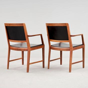KARMSTOLAR, ett par, Bertil Fridhagen, Bodafors, 1960-tal.