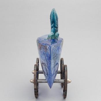 Kjell Engman, glasskulptur, Kosta Boda, unik.