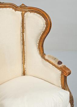 BERGERER, ett par, Louis XIV-stil, 1900-talets första kvartal.