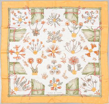 SCARF, "Herbier de Gavarnier", Francoise de la Perrier, Hermès, Paris.