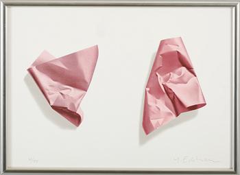 YRJÖ EDELMANN, 2 st, färglitografier, sign och numr.