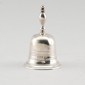 BORDSPINGLA, silver, Gustaf Möllenborg, Stockholm 1833. Vikt ca 90 g.