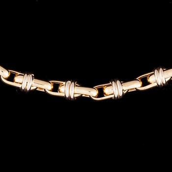 HALSKED, 18K guld. Italien. Vikt ca 23 g.