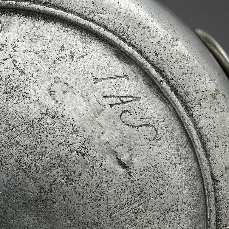 GRÖTSKÅL, tenn, otydliga stämplar, 1800-tal.