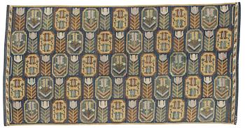 465. Märta Måås-Fjetterström, A TEXTILE. "Medaljongerna". Flat weave. 92 x 175,5 cm. Signed MMF.