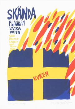 Carl Johan De Geer, "Skända flaggan - Vägra vapen".