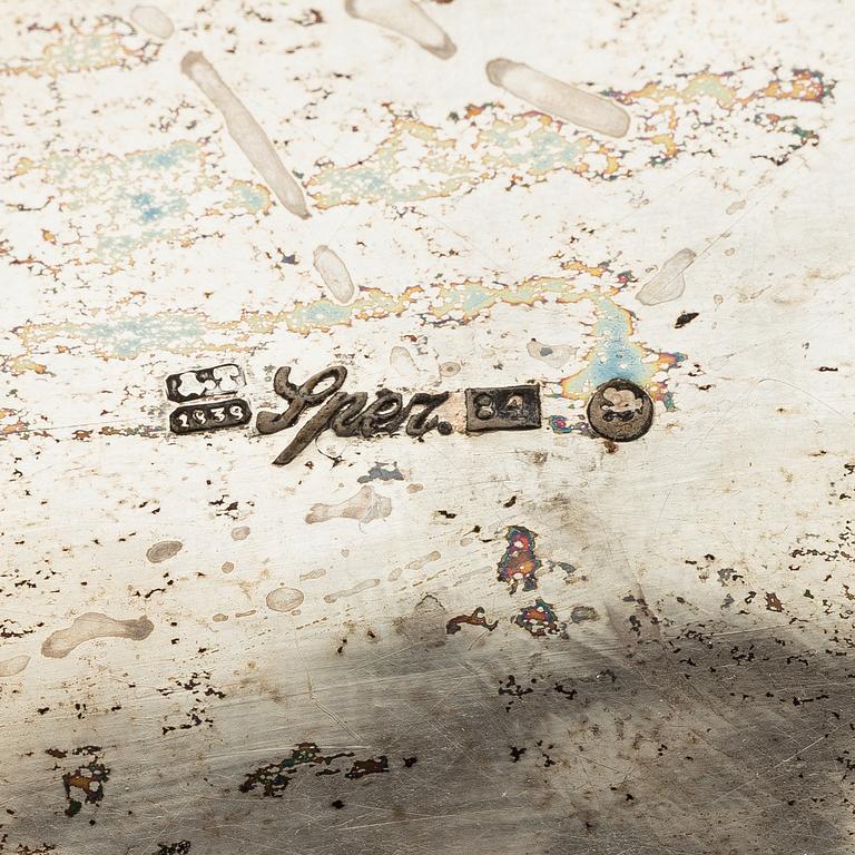 Adolf Sper, skål, silver, S:t Petersburg 1839.