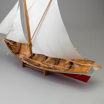 AXEL GLIMBERG, modellbåt, "Vrakeka", byggår 1989.