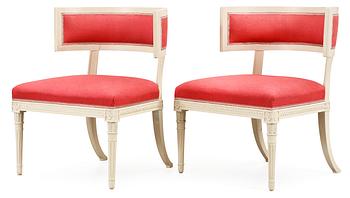 456. A pair of late Gustavian armchairs by E. Ståhl.