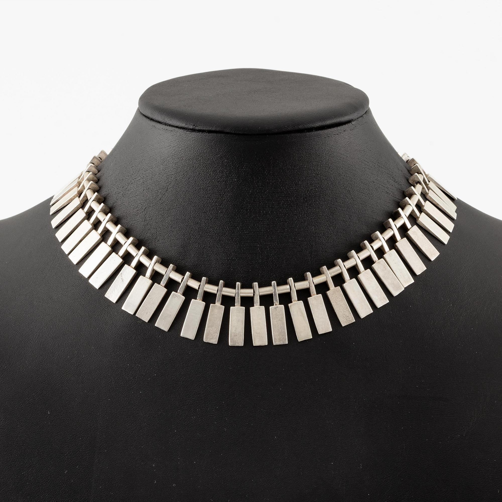 Inga-Britt "Ibe" Dahlquist, collier, silver, Malmö 1965.