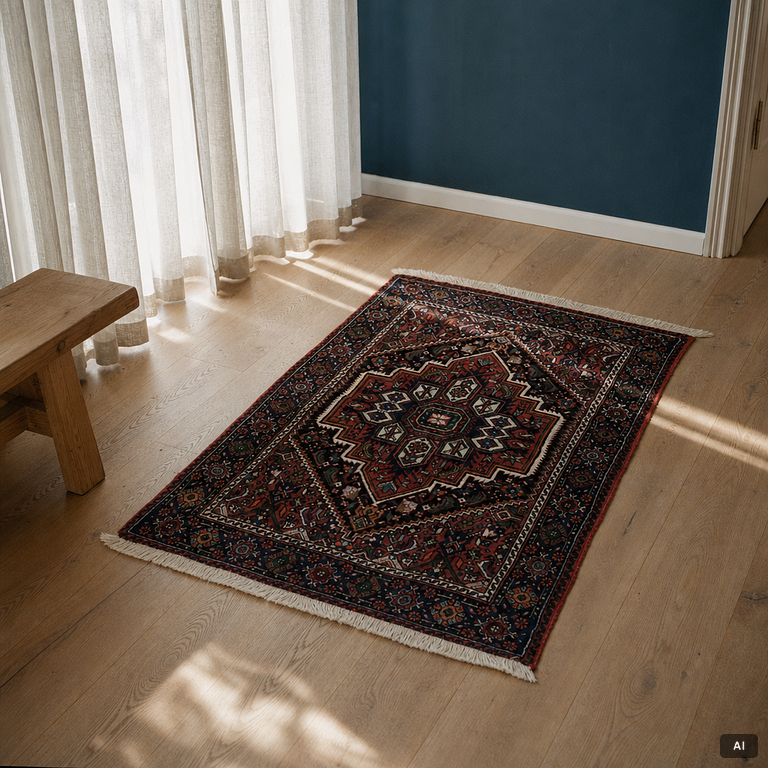 Rug, Bidjar, approx. 125 x 77 cm.