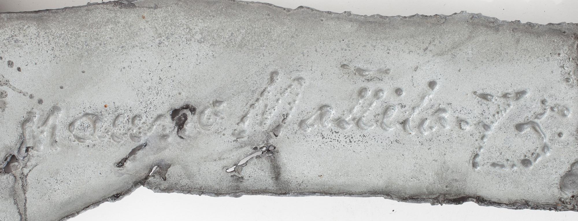 MAUNO MATTILA, svetsad metall, signerad och daterad -75.