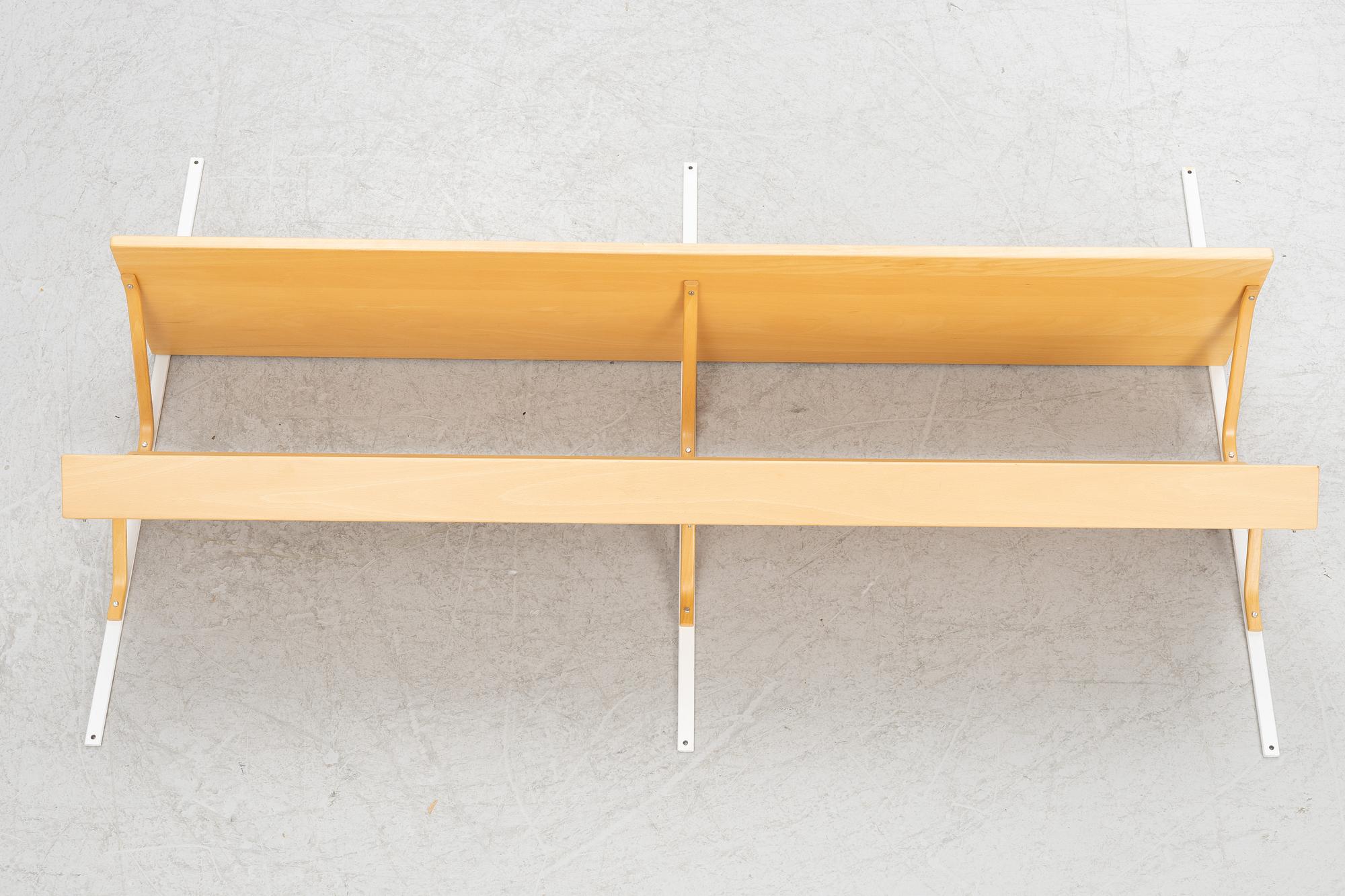 Bruno Mathsson, wall a shelf, Bruno Mathsson International, Värnamo, second half of the 20th century.