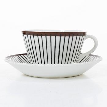 Stig Lindberg, a 36 piece 'Spisa Ribb' service, Gustavsberg.