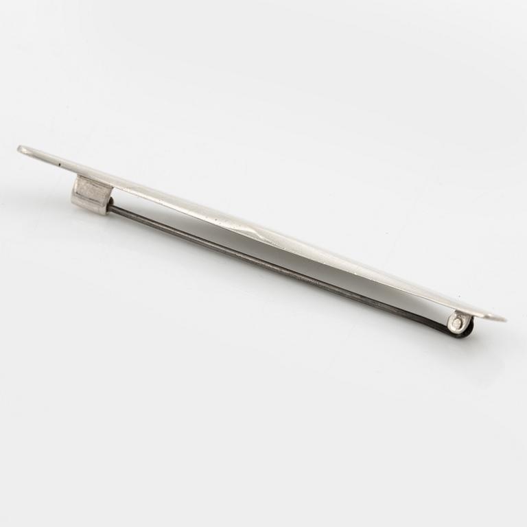 Sven-Erik Högberg, brooch, silver, Gothenburg 1967.