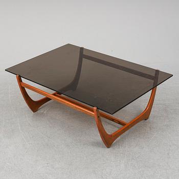 An 'Arabesk' rosewood coffee table, Wards Ateliéer, Tibro, circa 1965.