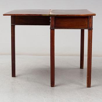 A Swedish late gustavian games table, late 18th century.