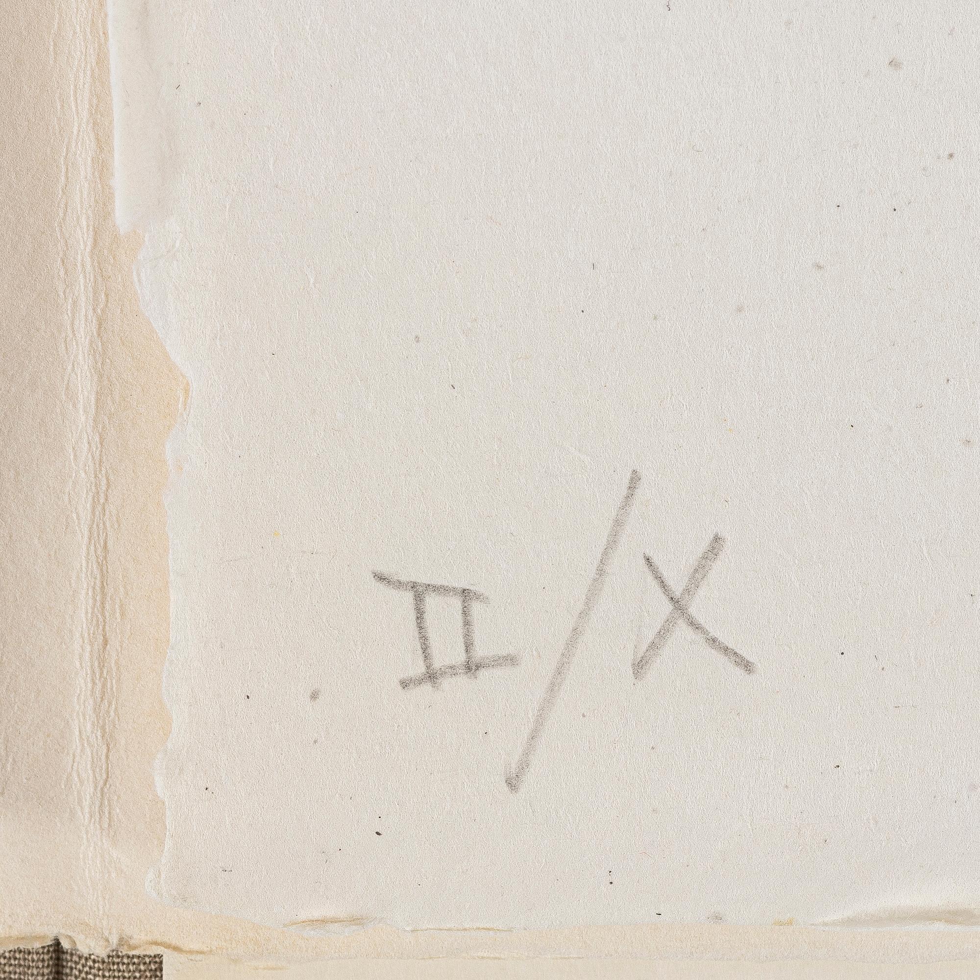 James Coignard, "Visage-Silex Quatre Gravures Originales".
