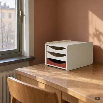 Børge Mogensen, An 'A4/3' cassette/organizer, AB Karl Andersson & Söner, second half of the 20th century.