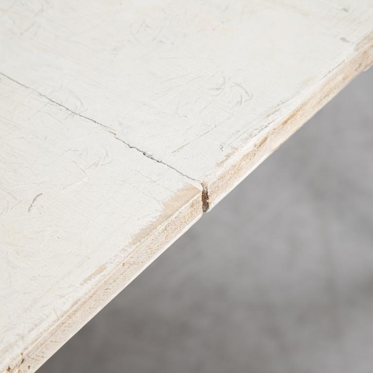 A painted table, 19th Century.