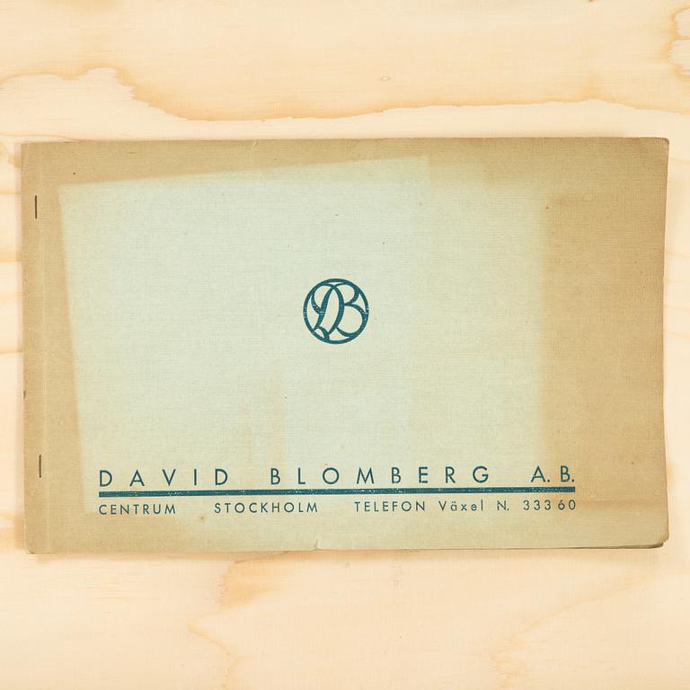 David Blomberg, sängar, ett par, AB Svenska Möbelfabrikerna Bodafors, 1930-tal.