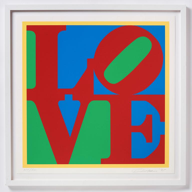 Robert Indiana, "Heliotherapy Love".