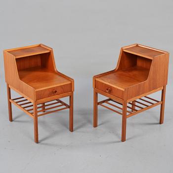 SÄNGBORD, ett par, 1950/1960-tal.