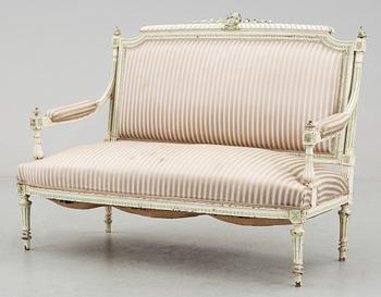 SOFFA, gustaviansk stil, 1800-talets slut.