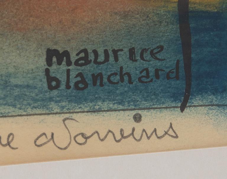 Maurice Blanchard, "Montmartre The 'Consulat' Rue Norvins".