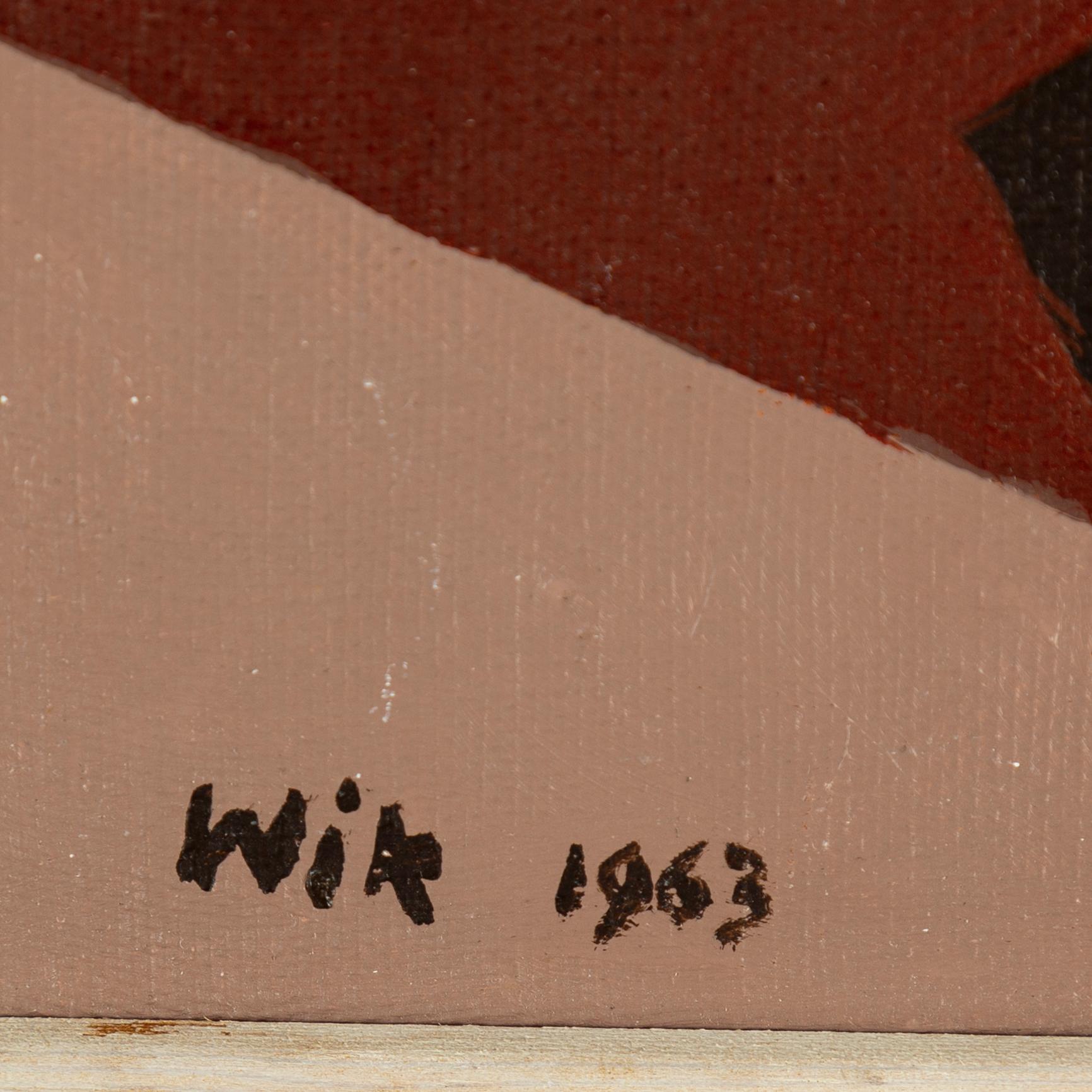 WILHELM WIK, oil on canvas/panel, signed Wik and dated 1963.