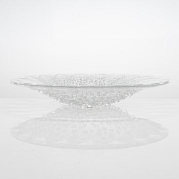 A crystal serving 'Roscoff' bowl, Lalique, France, second half of the 20th century.