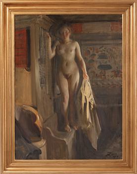 Anders Zorn, "Kuvåsängen".
