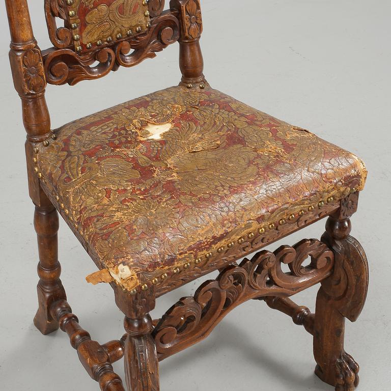 STOLAR, ett par, barock, 1700-tal.