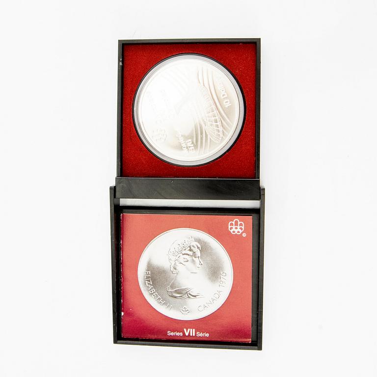 En samling Olympiad memorabilia.