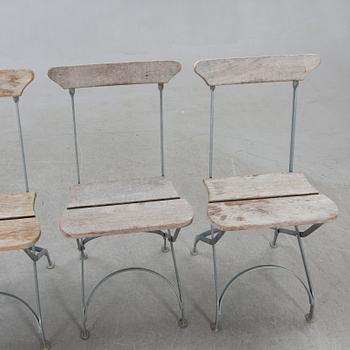 Byarum, "Bryggeristol, 4 st, Honduras Mahogny.