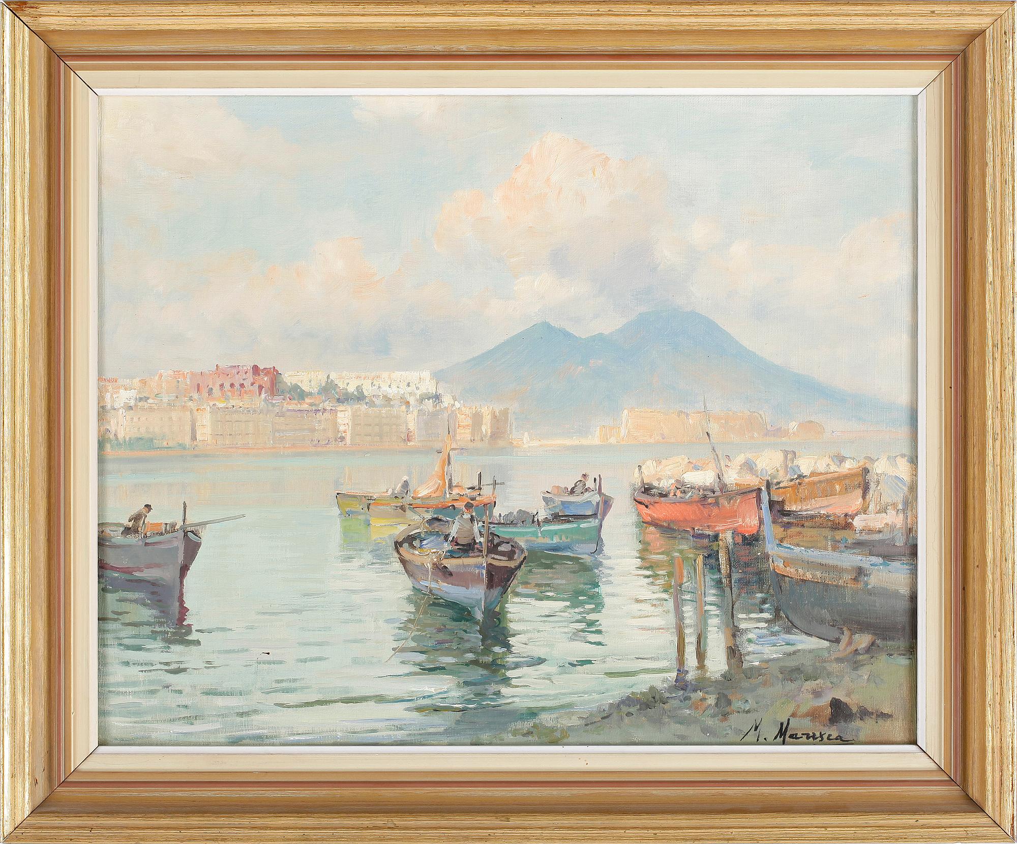 MARIO MARESCA, olja på duk, signerad.