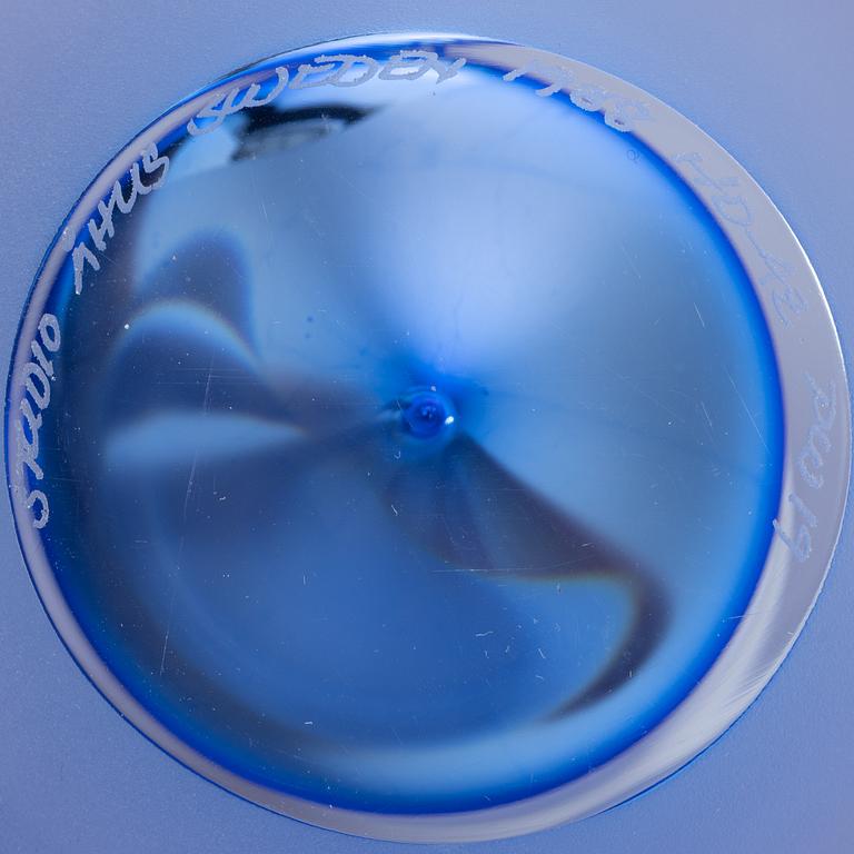Six glass paperweights, including Robert Eickholt, USA, 1985, & Caithness of Scotland.