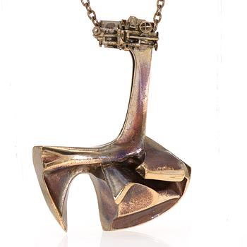 HALSSMYCKE, eldbrons, "Mustang" Björn Weckström, Lapponia.